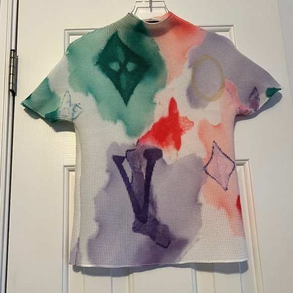 Scarlet Sage crushed-pleated top - Picture 1 of 2